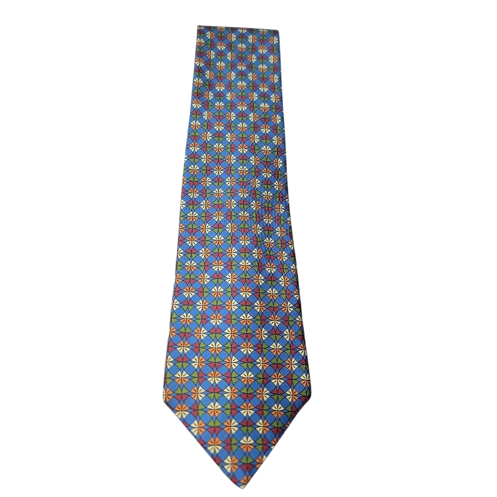 Men's Pure Silk Fumagalli's Tie Made in Spain  Multicolor